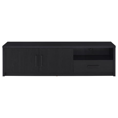 Murray 70-Inch 2-Door TV Stand Media Console, Black