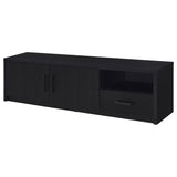 Murray 70-Inch 2-Door TV Stand Media Console, Black