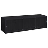 Murray 70-Inch 2-Door TV Stand Media Console, Black