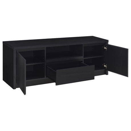 Winfield 3-Piece Entertainment Center 60-Inch TV Stand Black