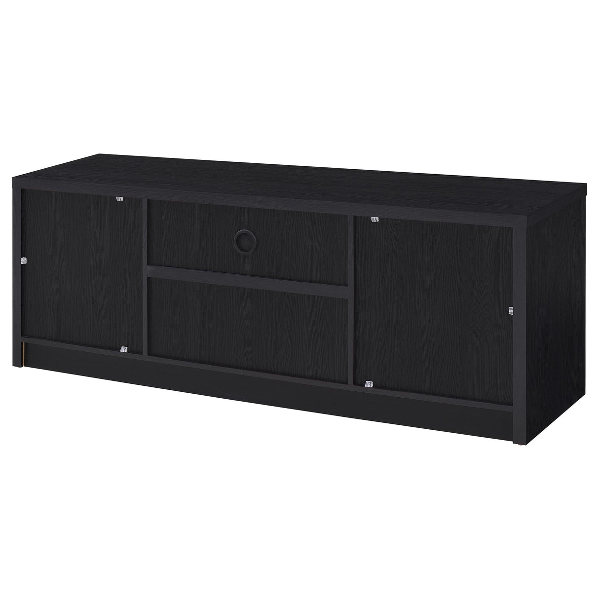 Winfield 60-Inch Black TV Stand Media Console