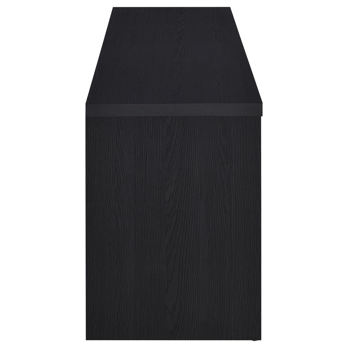 Winfield 78-inch Black TV Stand with 2-Door Storage