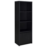 Winfield 3-Shelf Media Tower Entertainment Pier Black