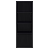 Winfield 3-Shelf Media Tower Entertainment Pier Black