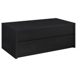 Knapp 2-Piece Lift Top Coffee Table Set Black