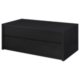 Knapp 2-Piece Lift Top Coffee Table Set Black