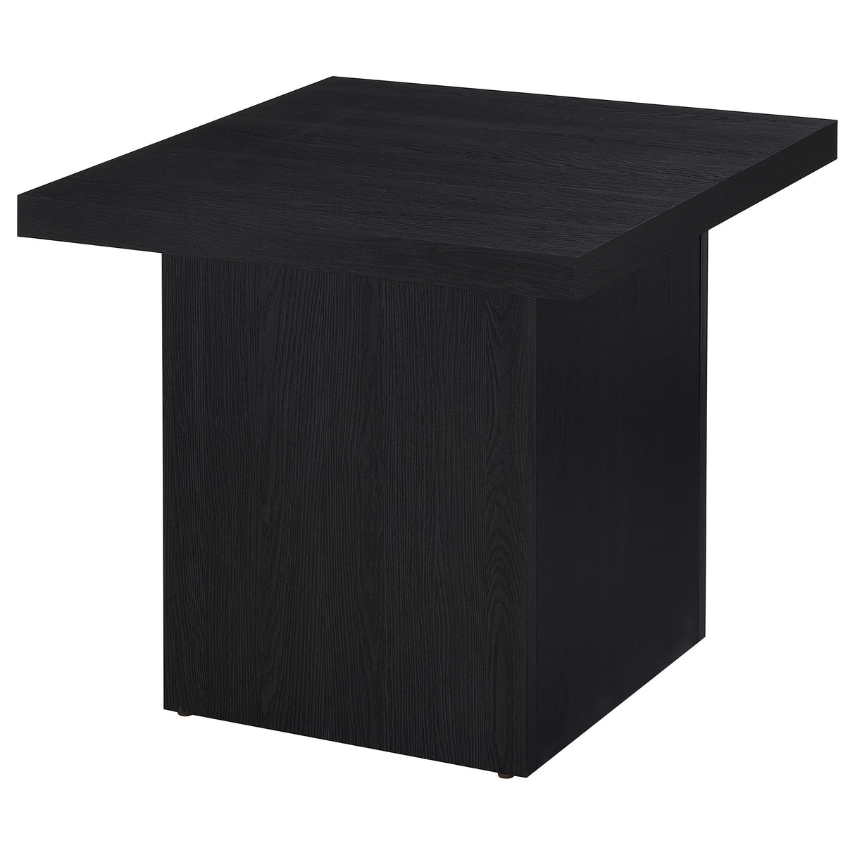 Max Square Engineered Laminate End Table in Black