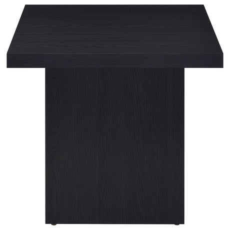 Max Square Engineered Laminate End Table in Black