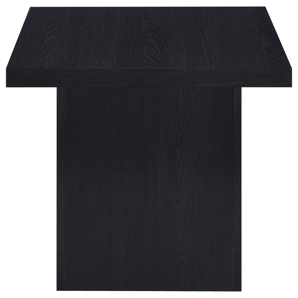 Max Square Engineered Laminate End Table in Black
