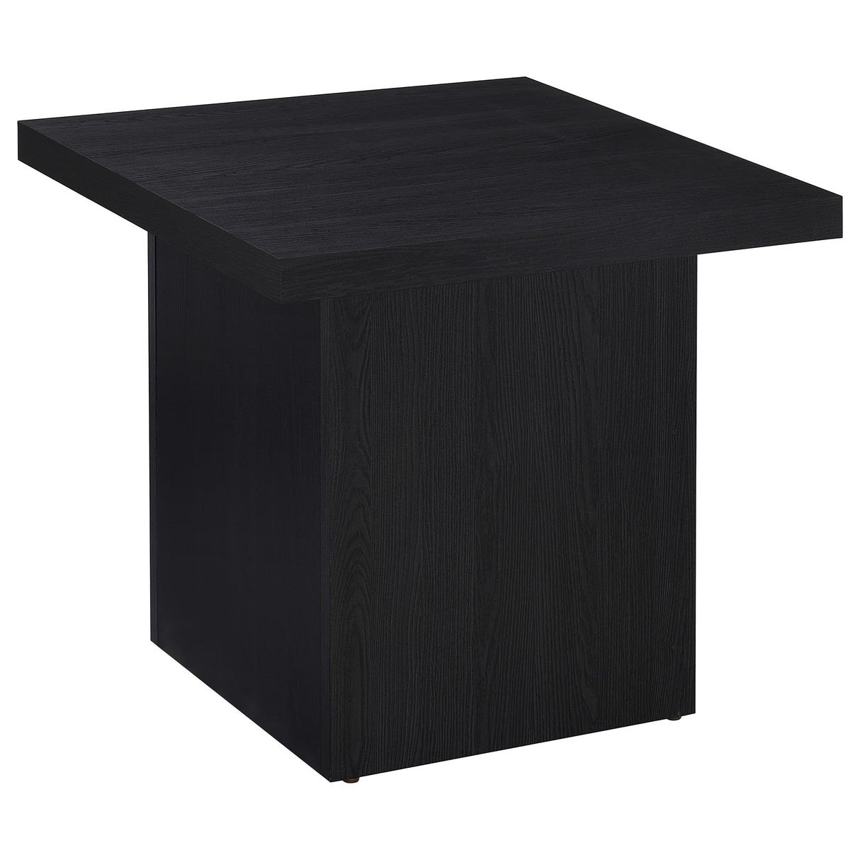 Max 2-Piece Rectangular Coffee and End Table Set Black
