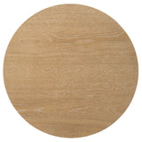 Ottowa 2-Piece Round Wood Coffee Table Set Light Oak