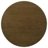 Ottowa 35-Inch Round Wood Cocktail Coffee Table Brown