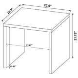 Canoga 2-Piece Lift Top Cocktail Coffee Table Set Light Oak