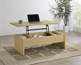 Canoga Light Oak Lift Top Coffee Table
