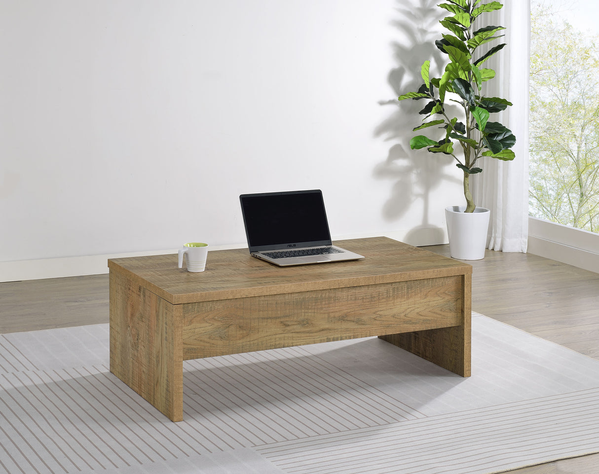 Canoga Engineered Wood Lift Top Cocktail Table - Mango