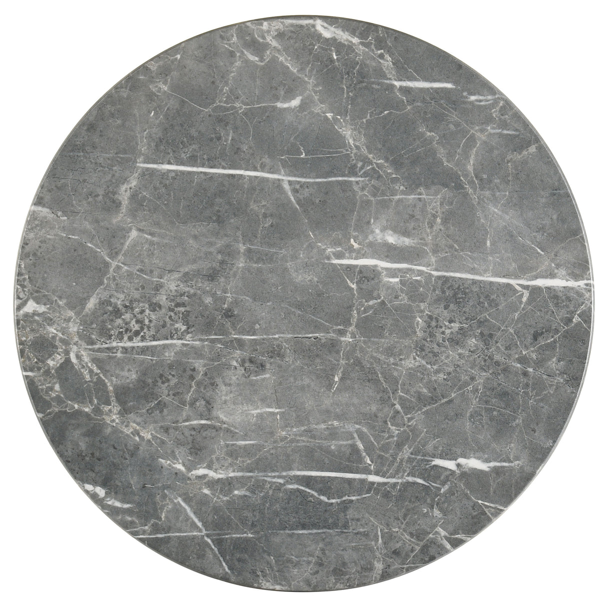 Bradley Round SmartTop End Table Grey and Natural