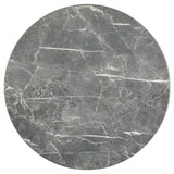 Bradley Round SmartTop End Table Grey and Natural