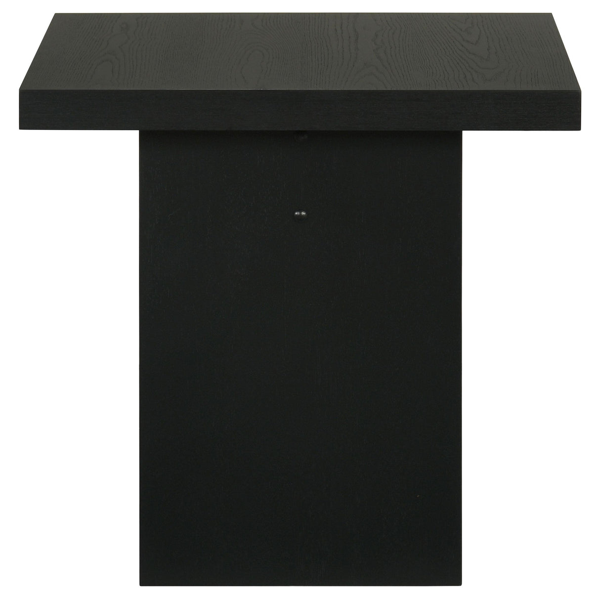 Decker Square Black End Table