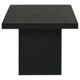 Decker 47-Inch Rectangular Cocktail Coffee Table Black