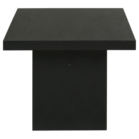 Decker 47-Inch Rectangular Cocktail Coffee Table Black