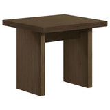 Decker Square Walnut End Table