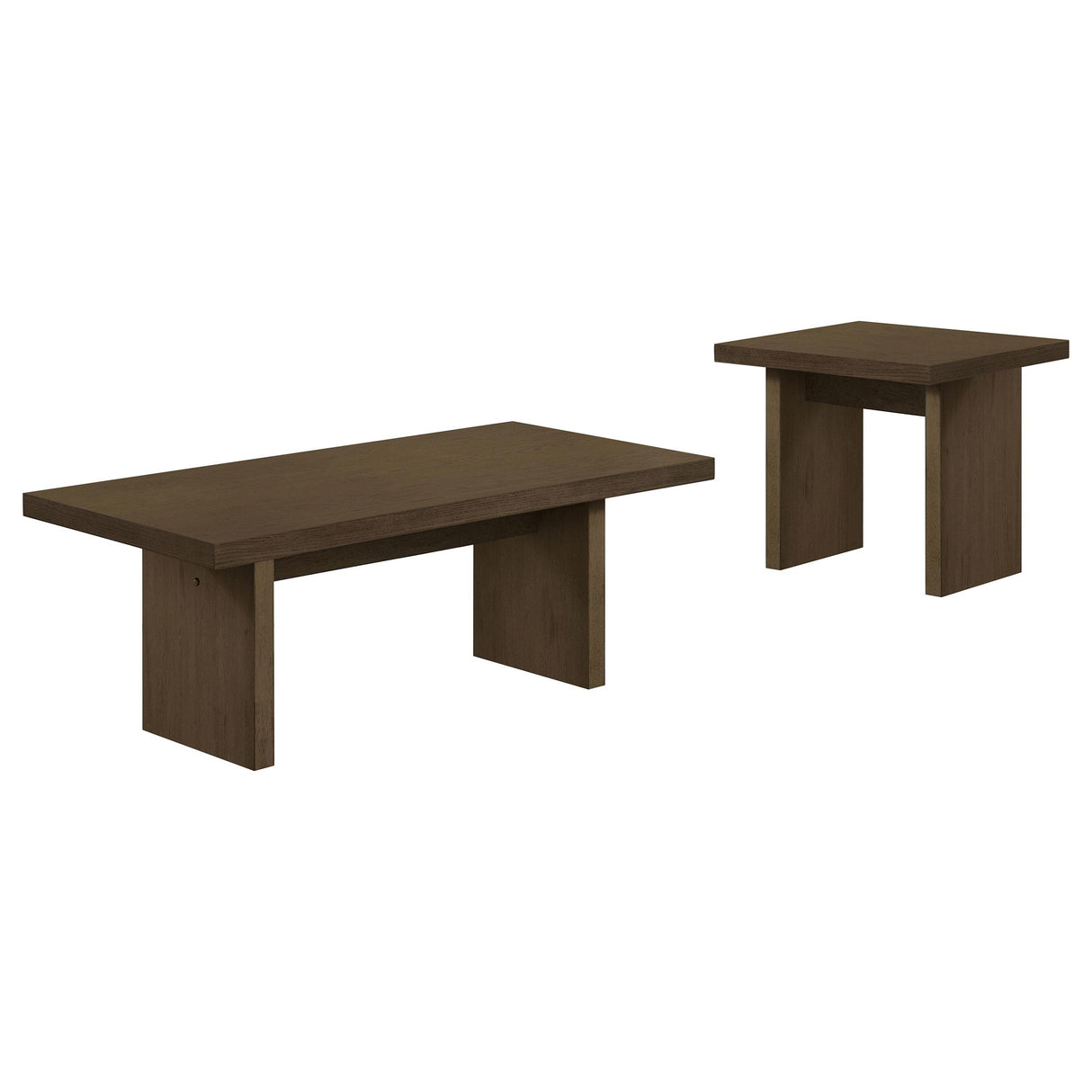 Decker 47-Inch Rectangular Cocktail Coffee Table in Walnut