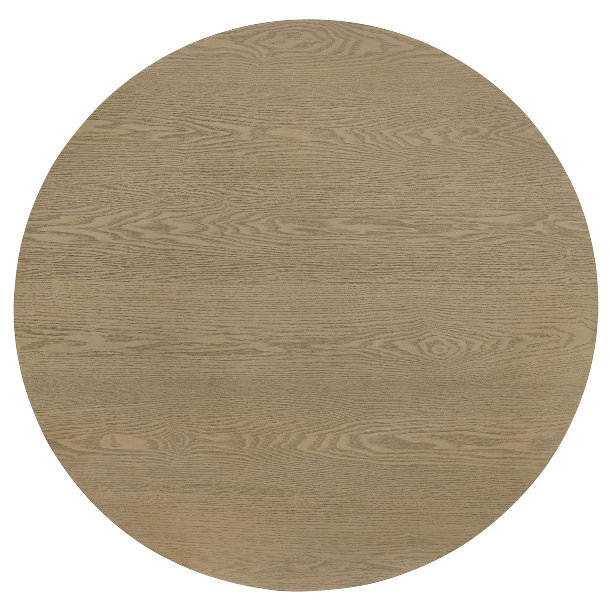 Hamlyn Round Fluted Cocktail Coffee Table in Natural Oak