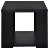 Black End Table with True Square Top