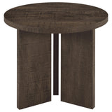 Dark Rustic Mango End Table with True Square Edge
