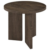 Dark Rustic Mango End Table with True Square Edge