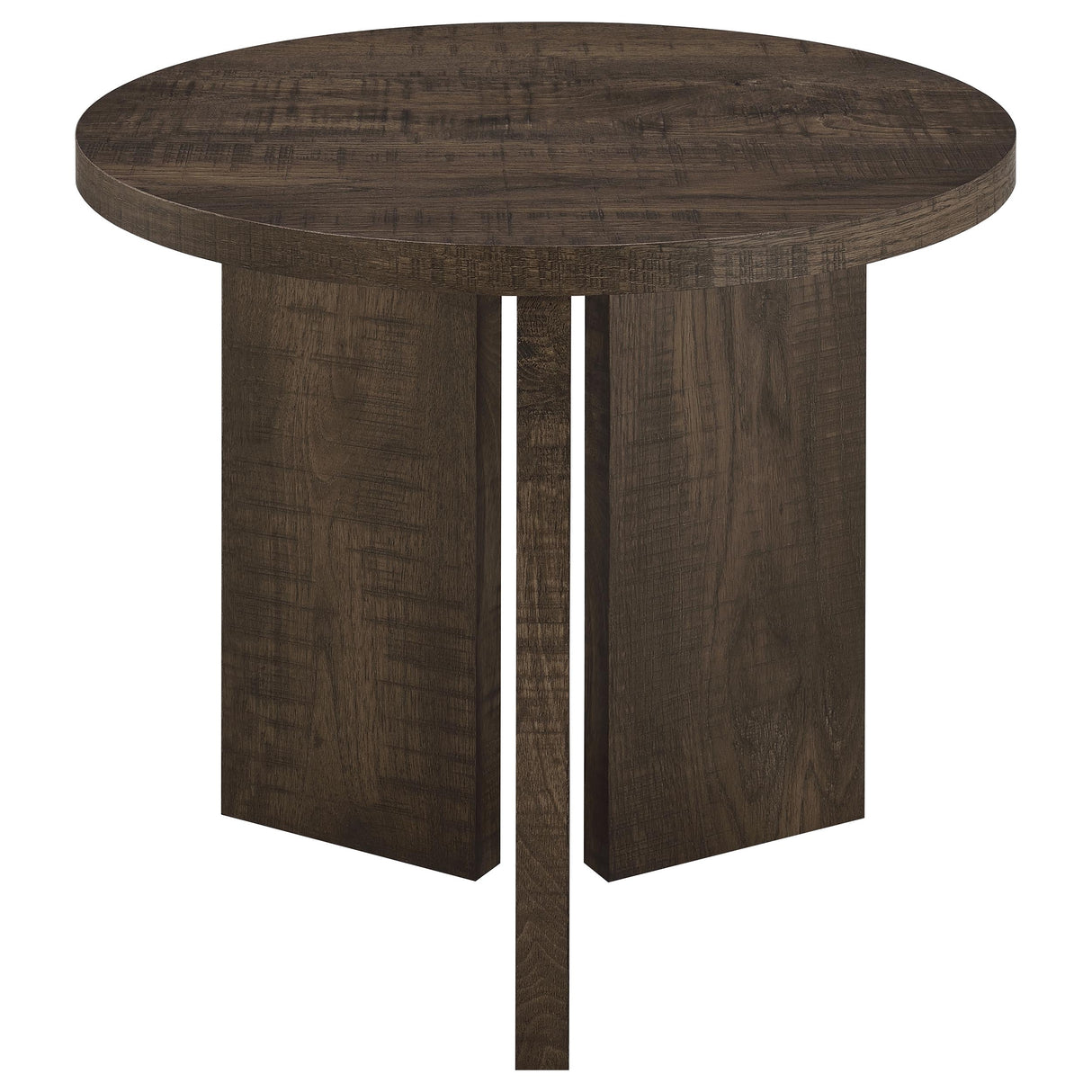 Dark Rustic Mango End Table with True Square Edge
