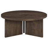Aragon Round Panel Base Coffee - Mango