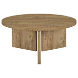 Aragon Round Panel Base Coffee - Mango