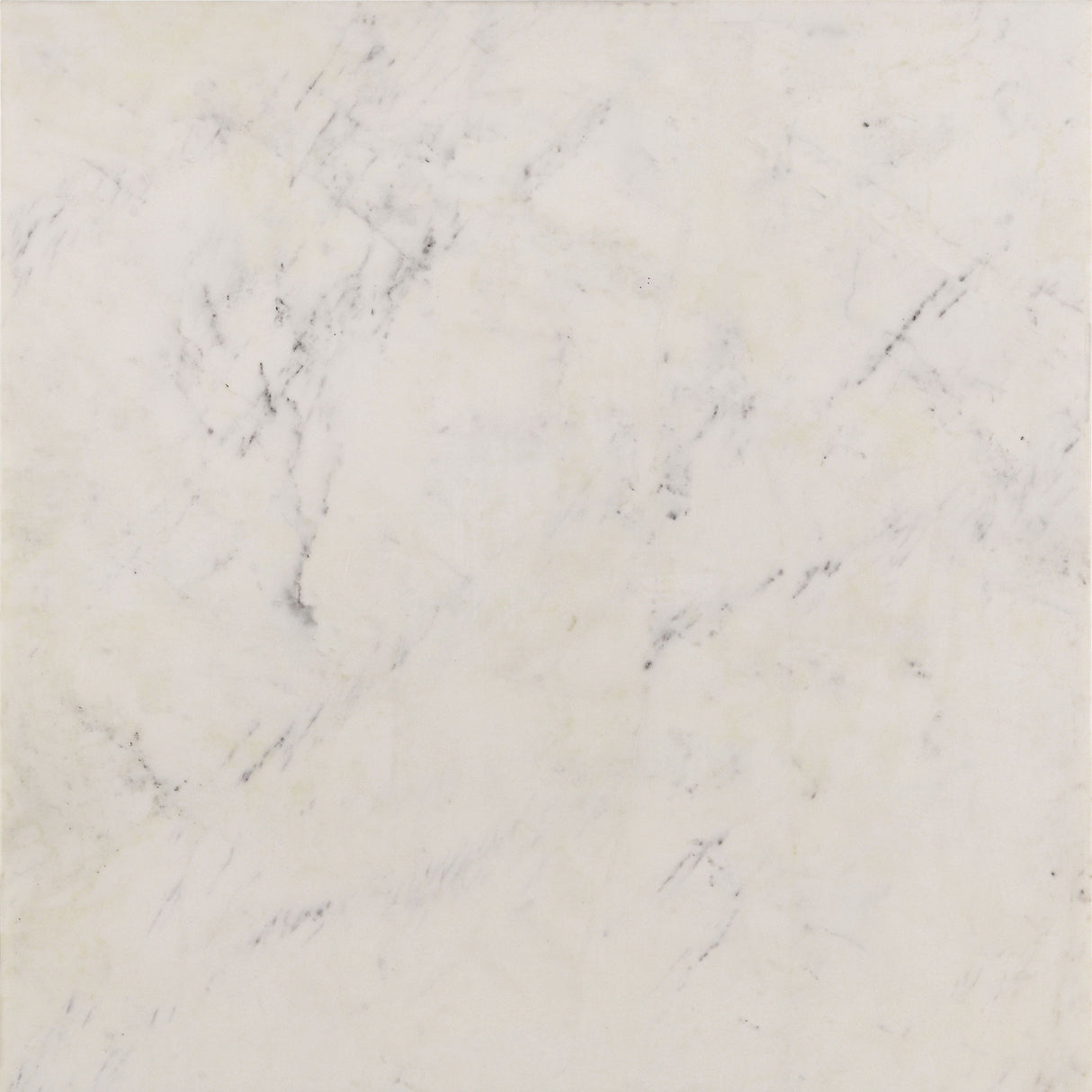 Tobin Square Marble Top End Table, White and Black
