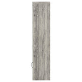 Burke 4-Shelf Media Tower in Grey Driftwood