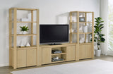 Laurelton 3-Piece Entertainment Center Light Oak