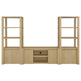 Laurelton 3-Piece Entertainment Center Light Oak