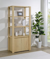 Laurelton 3-Shelf Media Tower Light Oak