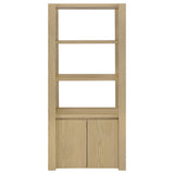 Laurelton 3-Shelf Media Tower Light Oak