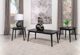 Radley 3-Piece Rectangular Coffee Table Set Black