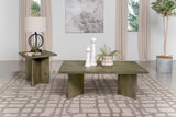 Andando 2-Piece Coffee and End Table Set Mango Brown