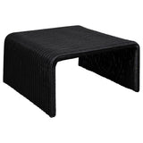 Cahya Woven Rattan Square Coffee Table in Black