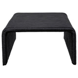 Cahya Woven Rattan Square Coffee Table in Black