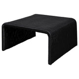 Cahya Woven Rattan Square Coffee Table in Black