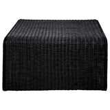 Cahya Woven Rattan Square Coffee Table in Black