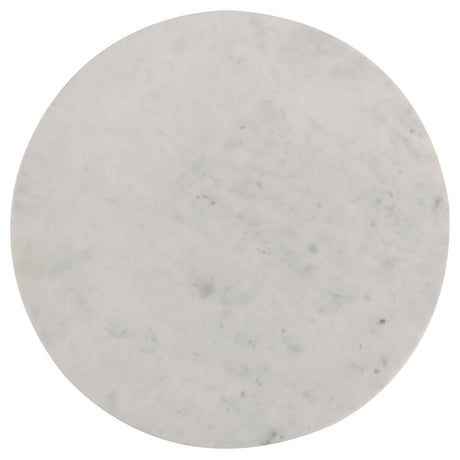 Astoria Round White Marble Side Table