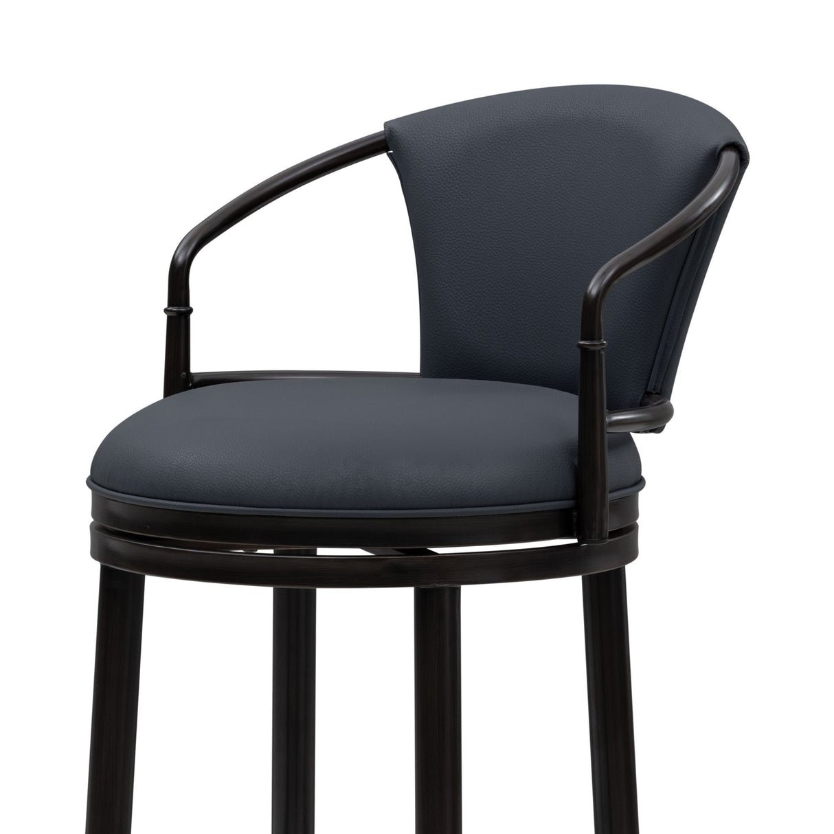 Otis - Upholstered Swivel Bar Height Barstool