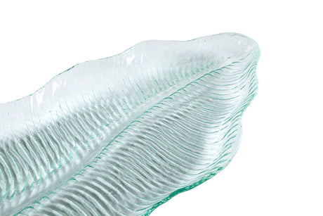 Glass Platter - Pearl Silver