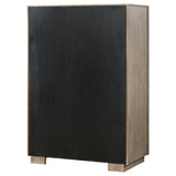 Prescott - 5 Drawer Bedroom Chest With Mitered Trim - Taupe