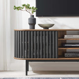 71 Inch Contemporary Oval TV Stand - TV Stands available at Alpine Outlets in Denver